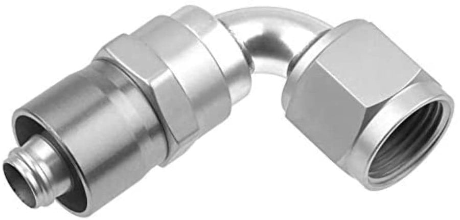 7090-08-5 Redhorse Performance Crimp Style Hose End (Clear), 1 Pack