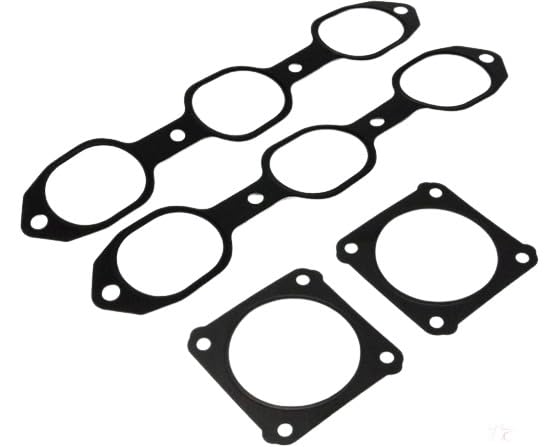 Cast ALPHA GT-R Plenum/Billet Intake Manifold Standard Fuel Rail (6 Injector) Black