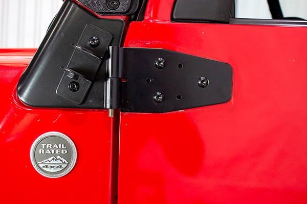 Kentrol 50719 Wrangler™ TJ Door Hinge Set of 4 Pieces Black 03-06 fits