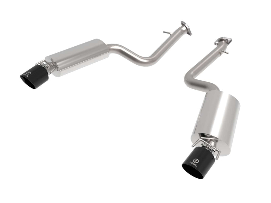aFe Power 2-1/2 IN 304 Stainless Steel Takeda Axle-Back Exhaust System w/Black Tip Fit Lexus IS350 14-22 V6-3.5L 49-36060-B