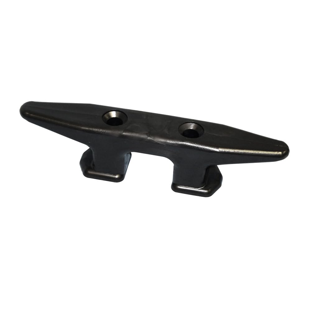 Dock Edge Open Base Cleat, Black, 8-Inch Dock