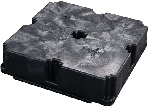 Eagle One Modular Drum Spill Platform with Drain, 26.25"x26"x6.5", 15 Gallon Sump, 2,000 lbs. Load Capacity Containment Tray, Made in USA, Black, 1633BD