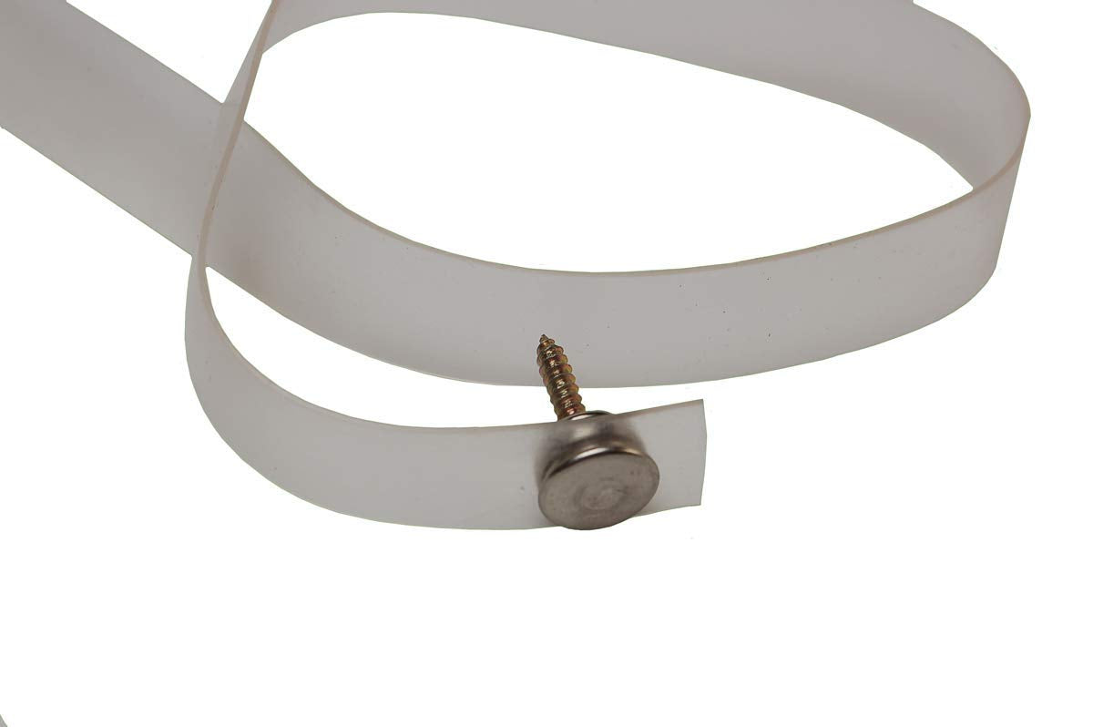 Curtain Tieback RV Designer A750, Clear Plastic, 18 inch, Window Covering