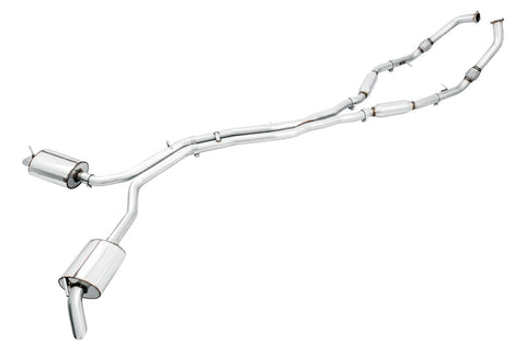 AWE Tuning B9 SQ5 Audi Non-Resonated Touring Edition Cat-Back Exhaust - No Tips (Turn Downs) - 3020-31022