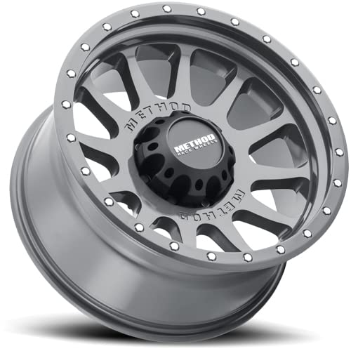 Method Race Wheels 20x10 MR605 NV, 24mm Offset, 8x6.5, 121.3mm Centerbore, Gloss Titanium, MR60521080824N