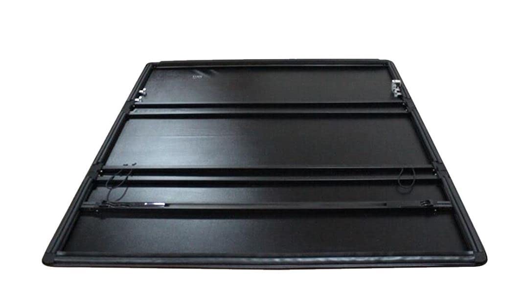 Premier Black Horse Soft Trifold Truck Bed Tonneau Cover Compatible with 2019-2024 GMC Sierra 1500|2019-2024 Chevrolet Silverado 1500 5.7ft Bed-PRS-GM14
