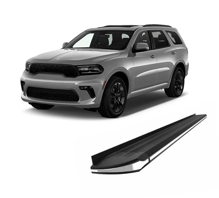 Exceed Black Horse Running Boards Compatible with 2011-2025 Dodge Durango-EX-DGDU