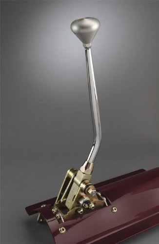 Ford C4 FM Shifter Chrome 16" Double Bend Lever Piston Knob