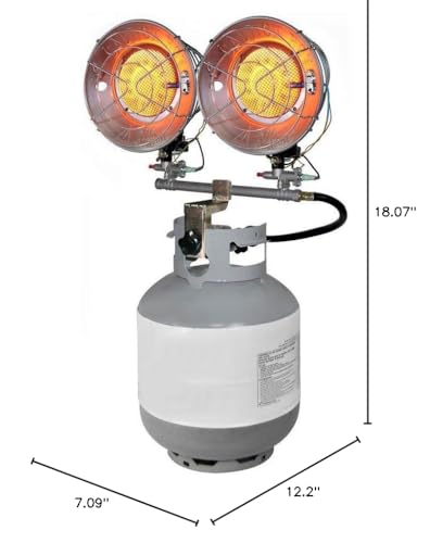 TT30CDGP GHP Group Liquid Propane Tank Top Heater - 30K BTU