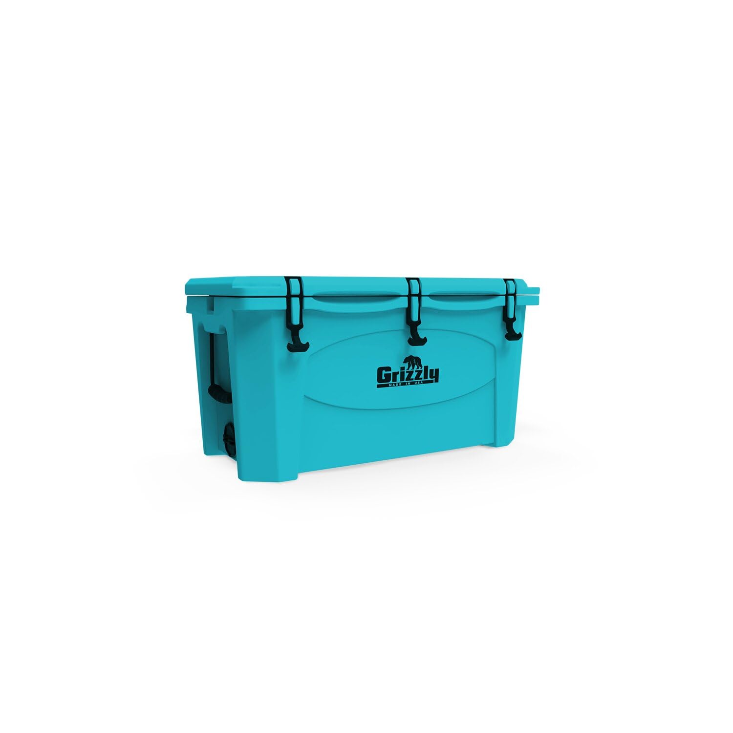 75 Cooler Grizzly | 75 qt Ice Chest Durable Rotomolded Insulated | Made in USA | Warranty for Life | for Beach Boat Camping Fishing Hunting | G75 | Teal