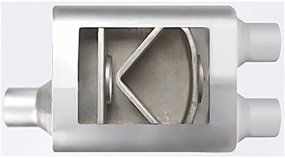 4.00Inx10.00Inx13.00In Different Trends Offset/Dual Flowsound Muffler 2.50In Id / 2.25In Od - 825432