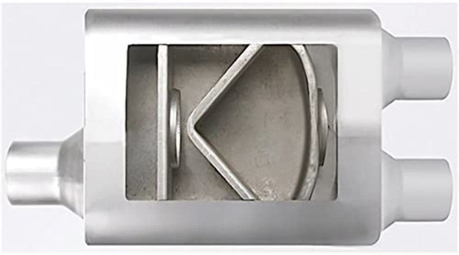 4.00Inx10.00Inx13.00In Different Trends Offset/Dual Flowsound Muffler 2.50In Id / 2.25In Od - 825432
