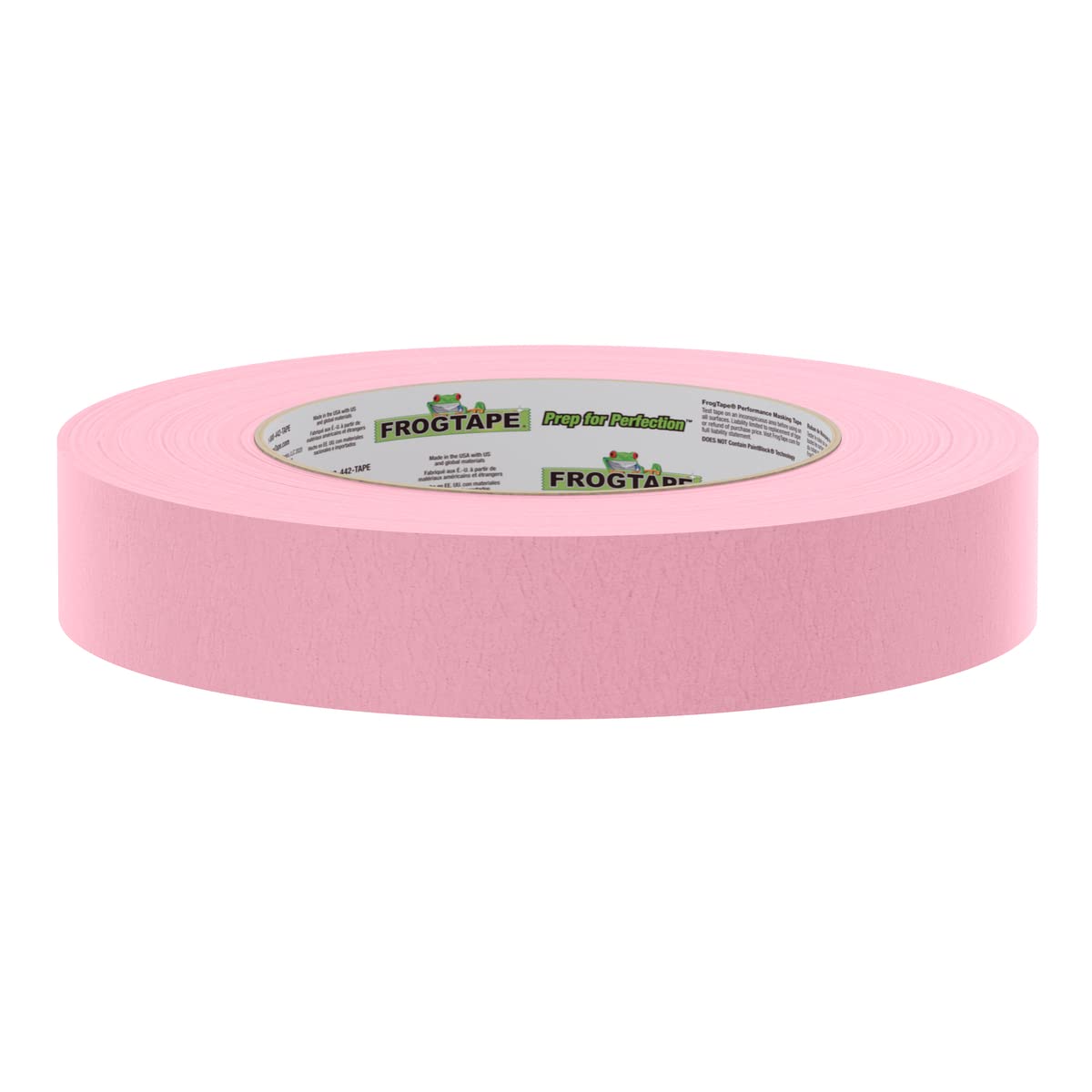 Pink FrogTape 325 High Temperature Performance Grade Masking Tape, Medium-High Adhesion, 24mm x 55m, 6 Rolls per Pack