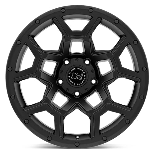 Overland Black Rhino 17x8 5x4.5" +35mm Matte Black Wheel Rim 17" Inch 1780VRL355114M76