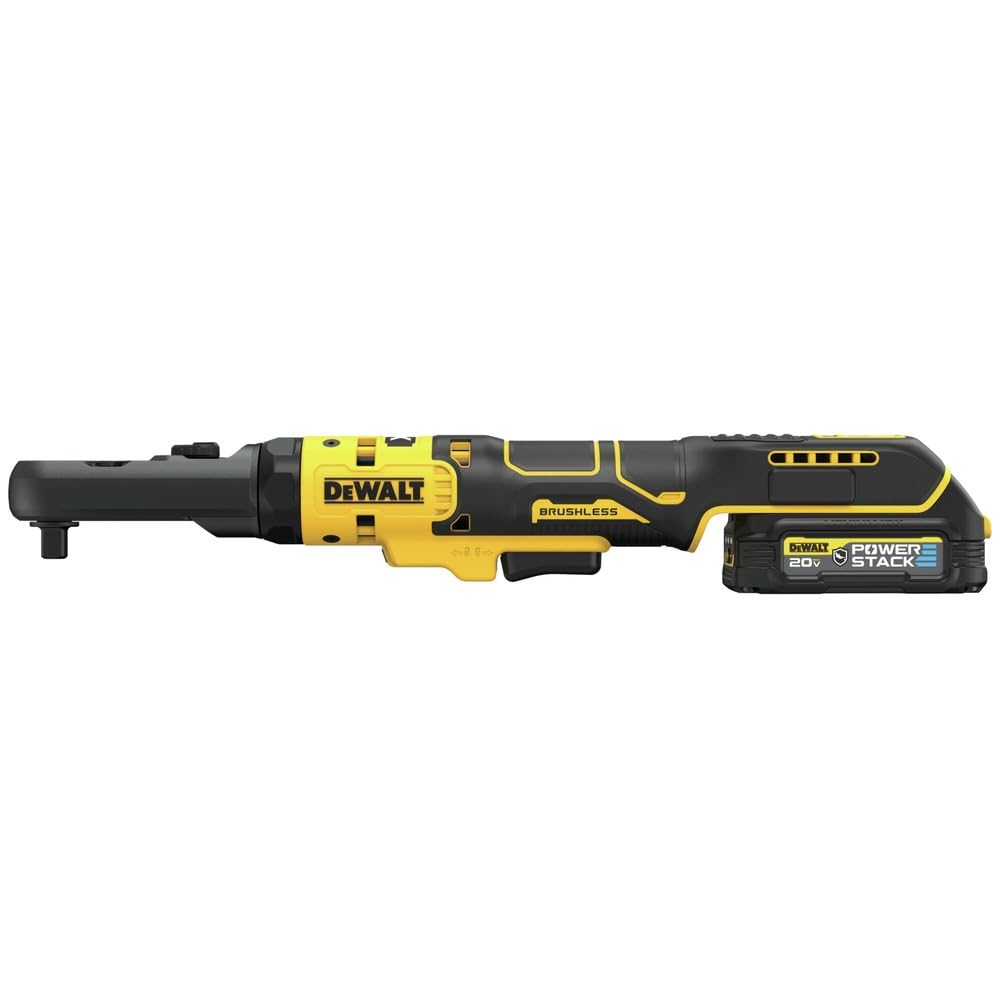 20V MAX XR DEWALT Cordless Ratchet Set, 3/8" and 1/2" Sealed Head Ratchet, Battery and Charger Included (DCF510GE1)