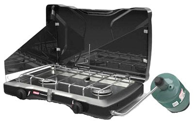Coleman Perfectflow 2157352 Propane Camping Stove, 2-Burner, 22,000-BTU - Quantity 2