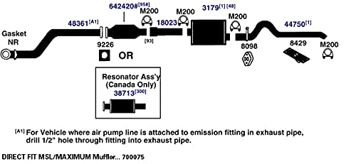 Exhaust Tail Pipe AP Exhaust Products 44750