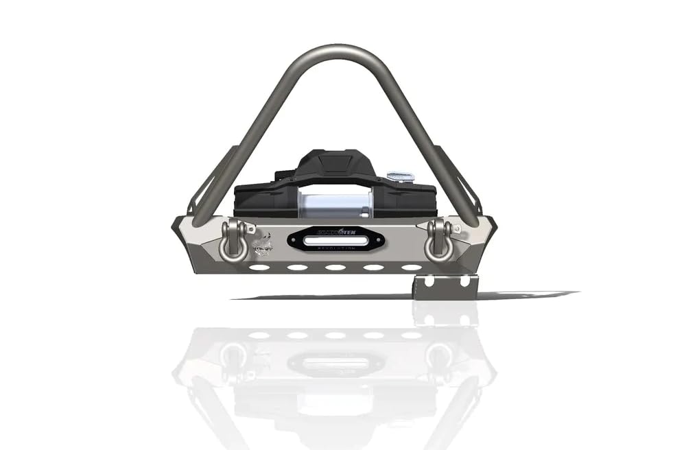 CrawlTek Front Bumper Pyro Stubby - Stinger compatible with Jeep CJ/YJ/TJ