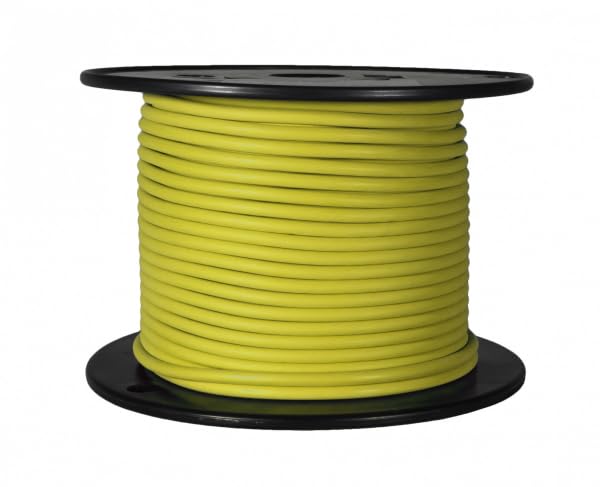 Battery Doctor WirthCo 81105 Plastic Primary 16 Gauge Wire Single Conductor - 100', Yellow