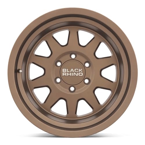 STADIUM Black Rhino Hard Alloys 16X8, 6X5.5, 4.11, -10mm MATTE BRONZE - 1680SDM-06140Z12A
