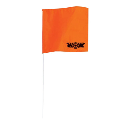 24" WOW Sports Watersports Safety Flag - Floating Flag For Boating - Perfect Boating Accessory
