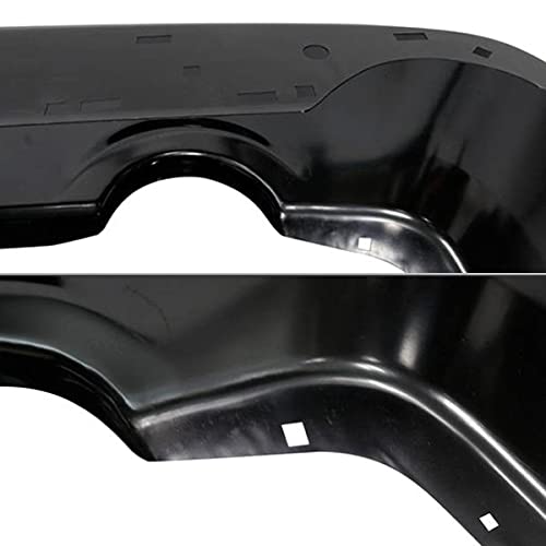OEM Style Xtune Steel Rear Bumper (RB-DR09-DE-BK)