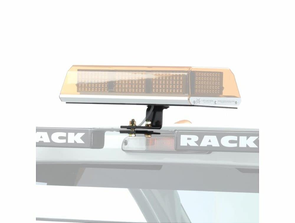 Light Bracket Backrack(TM) for round strobe lights, Driver's side mount, 10.5" octagon base