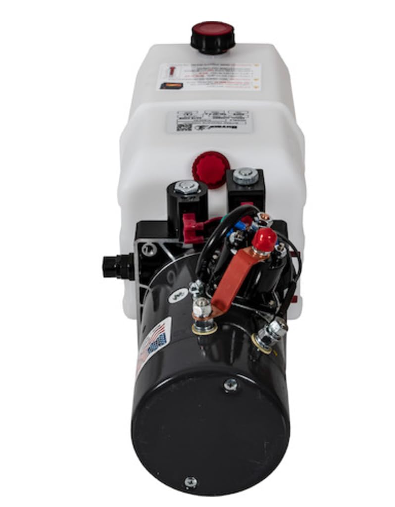 4-Way PU642LRA Dc Power Unit-Electric Controls Horizontal 1.5Gallon Poly Reservoir - 1EA