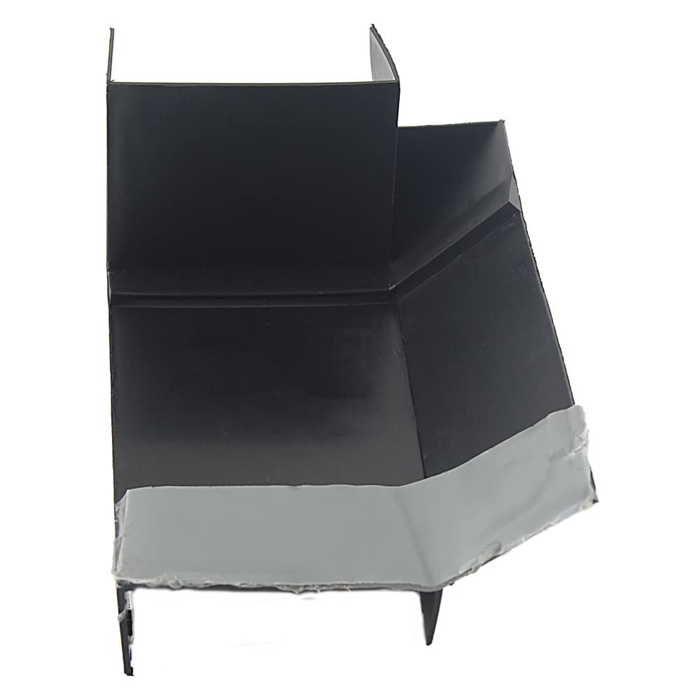 Left Hand Notch Corner Block AP Products 018-1161-LH, Black / 4-1/2" x 2-1/2" x 2"