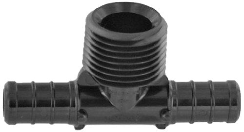 Plastic Pex Tee Ecopoly 29822, 0.5" Size