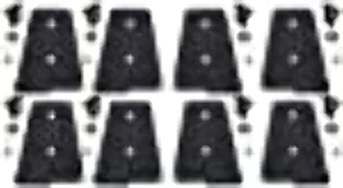 Door Hinge Set Kentrol (8 pieces) (4 Door) 80576