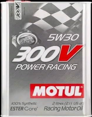 300V Motul 104241 5w30 Synthetic Racing Oil, 2l, 1 Pack