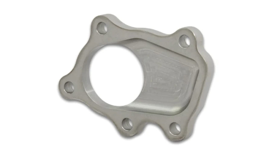 Turbocharger Vibrant Power 19872 OUTLET Flange, 5-Bolt, Cavity Back Design, fits Garrett GT25R, GT28R and GT30R, 304 Stainless Steel, Natural, each