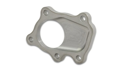 Turbocharger Vibrant Power 19872 OUTLET Flange, 5-Bolt, Cavity Back Design, fits Garrett GT25R, GT28R and GT30R, 304 Stainless Steel, Natural, each