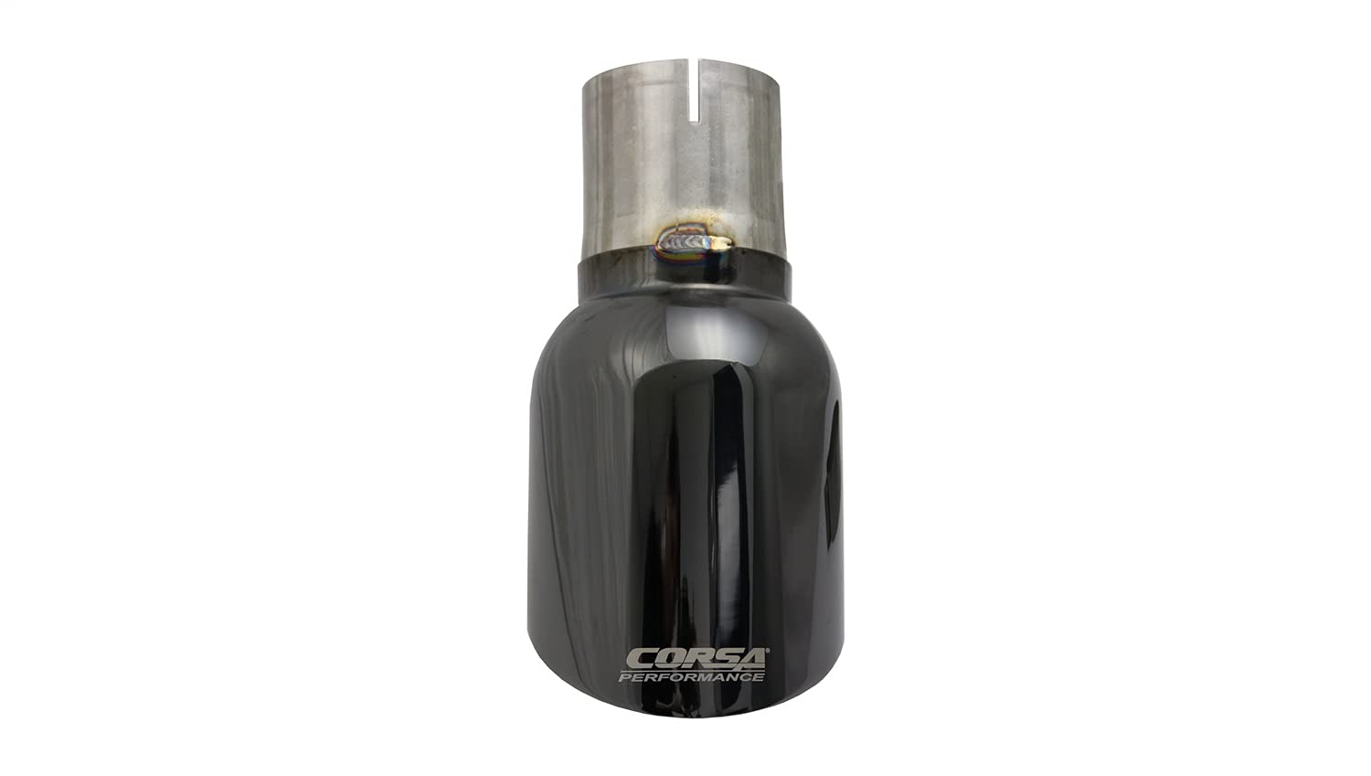 Performance CORSA TK008BLK Exhaust Tip Kit (Single Universal 2.75in Inlet / 4.5in Outlet Black PVD Pro-Series)