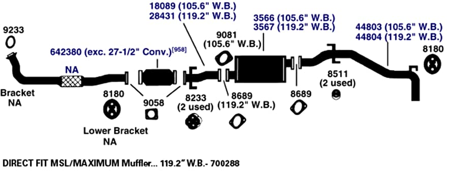 Exhaust Gasket AP Exhaust Products 8689