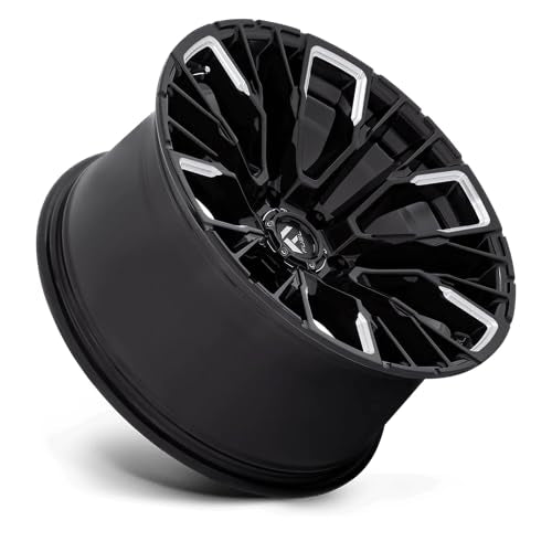 D849 FUEL OFF-ROAD REBAR 17X9, 6X4.5, 5.04, 1mm GLOSS BLACK MILLED - D84917908750