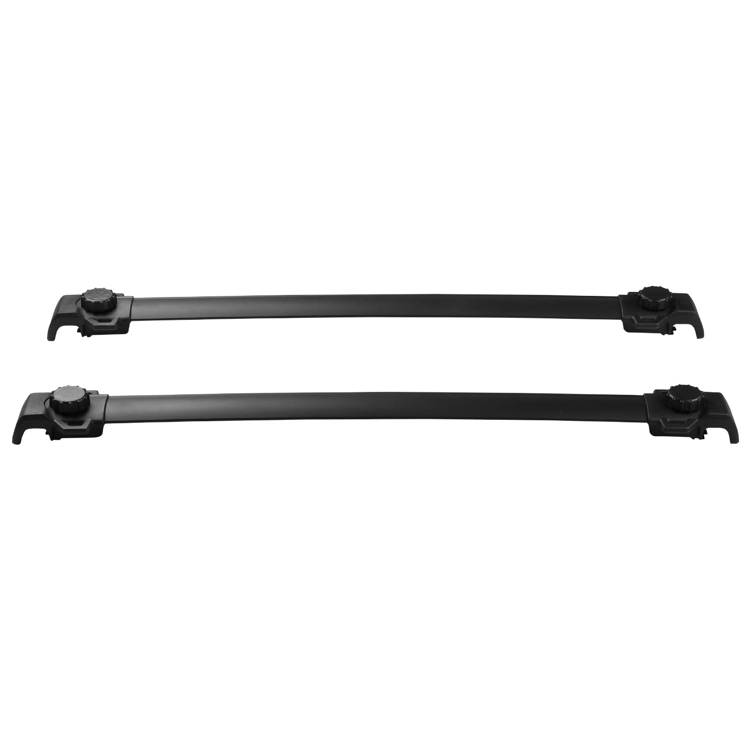 Aluminum Spec-D Tuning Factory Silver Top Roof Rack Side Rails Bar Compatible with 2007-2017 Jeep Patriot