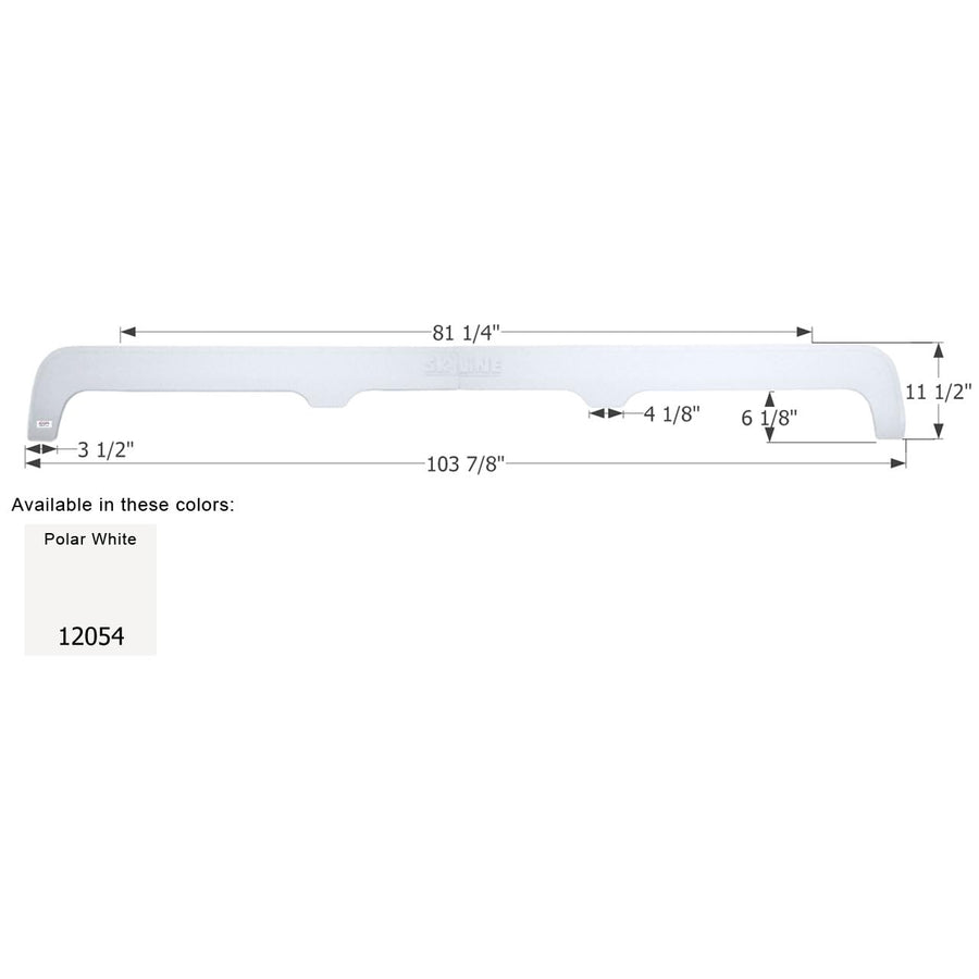 Fender Skirt ICON, Triple, Skyline, FS2054, Polar White