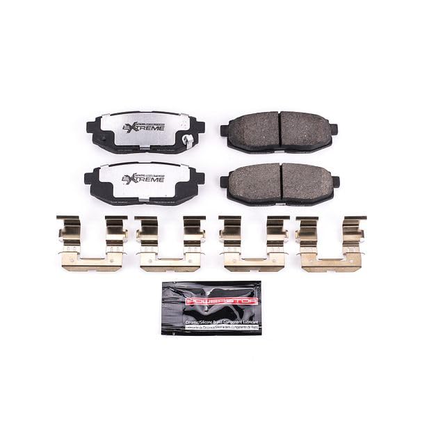 Power Stop Z26 Rear Carbon-Fiber Ceramic Brake Pads For Subaru, Scion FR-S, B9 Tribeca, BRZ, Forester, Legacy, Outback, Tribeca, 86, GR86 [Model Specific]