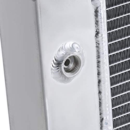 3-Row Spec-D Tuning Aluminum Performance Cooling Radiator Compatible with Jeep Cherokee Wagoneer 2.8L 4.0L 1984-1990