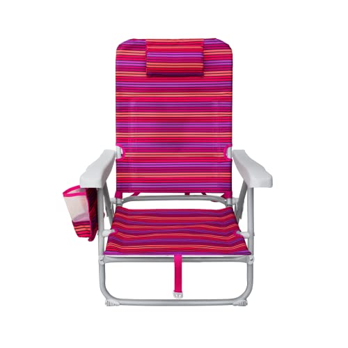 Backpack Hurley Beach Chair, One Size, Bombay Stripe Passion Fruit