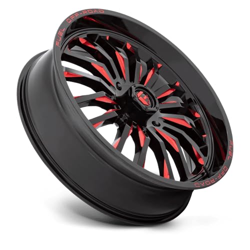 UTV Fuel D822 24X7 4X137 G-BLK MILL-RED 13MM - D8222470A644