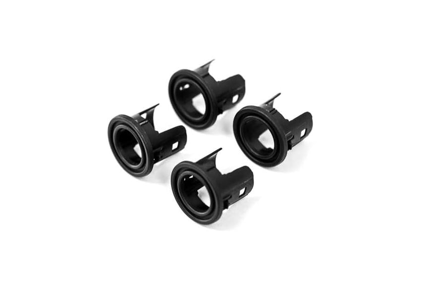 Parking Sensor Bezels DV8 Offroad for Motorcraft Sensors | Replaces OEM Parking Sensor Bezels for Ford Applications | Compatible w/All DV8 Bumpers for Ford Vehicles | ABS Plastic | Set of 4
