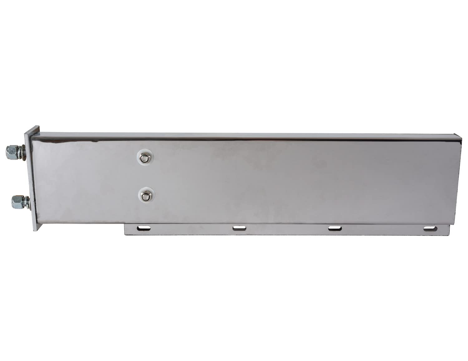 30" Stainless Steel Buyers Products LB6303SST Mudflap Hangers for Semi Trucks, 2 Lightboxes with 4" Light Cutouts, 30" Lx3 Dx6 H, Includes Driver and Passenger Side Boxes, Lights NOT Included
