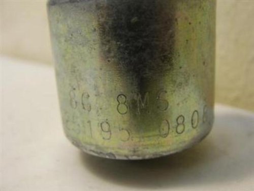 MegaCrimp Gates 8G-8MS Couplings, Male SAE 45 Flare, Zinc Plated Carbon Steel, 2.89", 1/2" ID