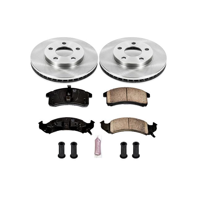 POWERSTOP Autospecialty KOE1532 Front Replacement Brake Kit-OE Brake Rotors & Ceramic Brake Pads