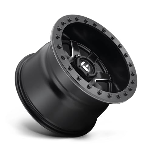 Maverick Fuel Bead Lock Black Wheel with Painted Finish (14 x 10. inches /4 x 136 mm, 0 mm Offset)