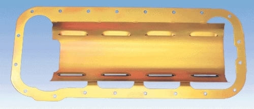 Milodon Gold Zinc Plated 32224 Louver Designed Windage Tray for Ford 352/390/428