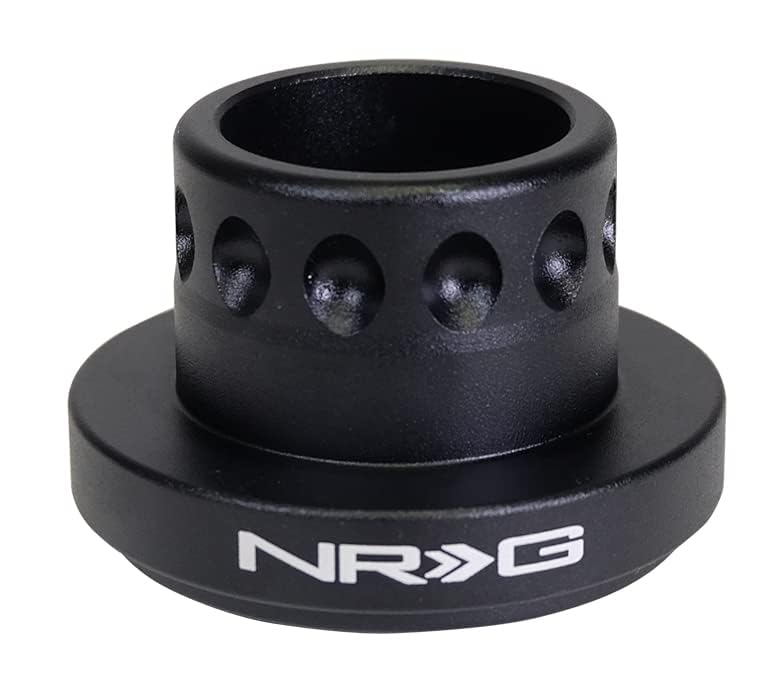 NRG Innovations Race Style NRG-SRK-RL140H Steering Wheel Short Hub Adapter, Up To 1" Shorter Overall, Black Body